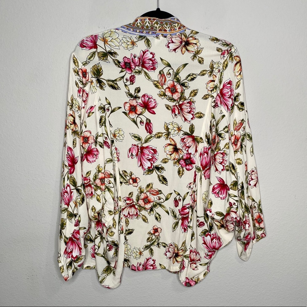 EUC! Anthro Floral Kimono OS - Picture 10 of 11